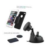 Encust Universal 3 in 1 Dashboard/Windshield/Air Vent Magnetic Car Mount Phone Holder for iPhone 7 SE 6/Plus 5s/ 5c/5, Samsung Galaxy Edge S7 S6, HTC