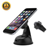 Encust Universal 3 in 1 Dashboard/Windshield/Air Vent Magnetic Car Mount Phone Holder for iPhone 7 SE 6/Plus 5s/ 5c/5, Samsung Galaxy Edge S7 S6, HTC